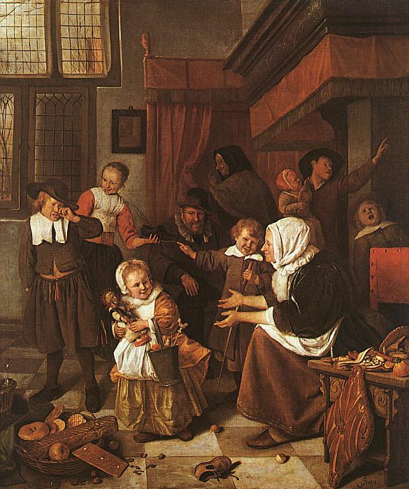 Jan Steen The Feast of St.Nicholas